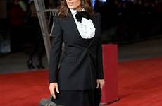 salma hayek premiere exodus kings gods london laurent saint actress hawtcelebs wears check latest if fashionsizzle added loading