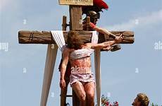 crucifixion experience holy land alamy
