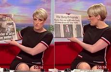 bbc steph mcgovern show accidentally underwear anchor flashes live dress risque india buzz british television desk her exposed breakfast host