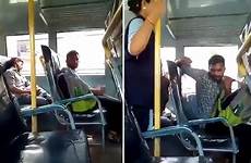 bus sex pervert caught act female performing camera