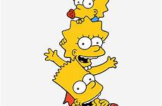 lisa bart maggie simpson clipart simpsons marge clip personal use transparent pngkit nicepng