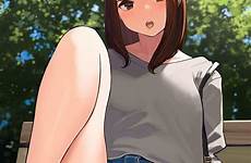 hentai shorts flashing yomu anime pussy tights short miru aside upshorts uncensored party options denim hair solo epper sgt
