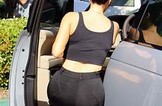 kim kardashian booty tights la gotceleb post back