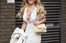 real christine mcguinness braless dress housewife racy wears fit wife wives house