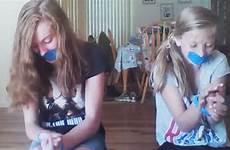 tape duct challenge tied girl little girls kids duck article challenges