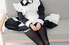 tights maids pretty opaque thigh highs japonese