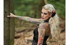 sexy blonde tattoo models tattoos choose board girls