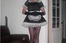 transvestite maids french cd xxl stunningly satin uniform beautiful size