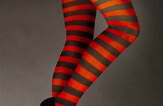striped tights red plus size halloween adult stockings ladies gothic womens dress fancy struts party shop