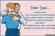 dad sorry am apology messages quotes message punching poems apologizing dear mistakes father son actually never but words there bag