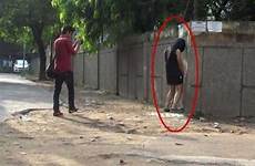 peeing woman caught streets people road india reacted
