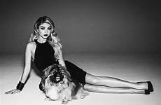 sarah hyland blonde galore dog celebrities 5k magazine fashion wallpapers shoot white femme issue february actress fatale 4k hollywood modern