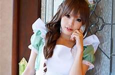 maid cosplay kipi japanese girl anima animasi green photography dress original tableau choisir un