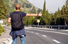hitchhiker hitchhiking trust economy sharing become car dangerous strangers ride hiking they why auto when road shutterstock expert rules these