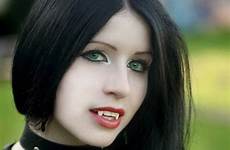 vampire hot female fangs scary vampires goth girls lady young queen tattoo game wednesday bloodlines