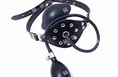 gag inflatable mouth bondage ball latex spit large fetish plug pump sm sex bdsm leather adjustable anti mask toy toys