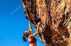 breath taking climber rock stock depositphotos