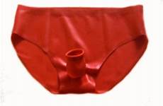 pants erection latex rubber underwear men male