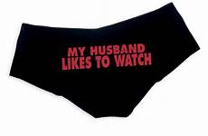 likes husband panties cuckold wife panty booty underwear bachelorette hotwife bridal womens gift party sexy hot