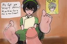 footjob toph smelly clothed
