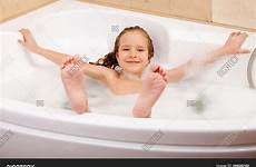 bathtub girl child bathroom stock washes shutterstock lightbox create