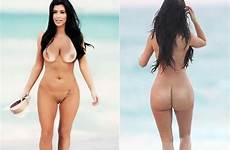kardashian kim nude beach naked pussy ass sex
