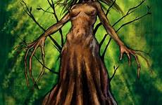 dryad tree creature dryads spirits mythology mythical creatures