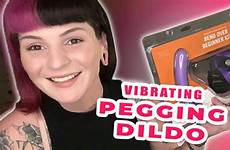 pegging beginners dildo vibrating harness