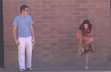 panties taking off public her girl prank