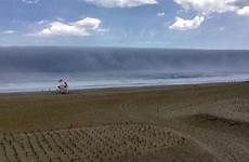 fog bank jersey tsunami sea wave girt weather looks shore may crash coast ocean nj giant off just water huffpost