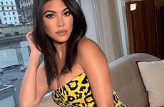 kourtney kardashian her booty personal she instagram sexy trainer reveals minute exercise famous does get may kardashians dress leopard neon