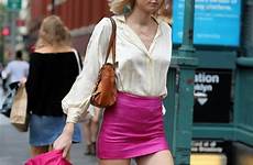 skirt transgender mini pejic andreja legs her slippers model pink fluffy pins flaunts spreading skirts she fashion coordinated matching outfit