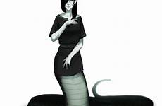 naga snake fantasy girl dnd character ca creatures visit humanoid