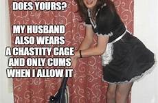 sissy captions feminized female maids husband maid chastity house humiliation led marriage prissy boy french tg cage caps choose board