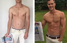 skinny ripped body guy man physique his guys fat muscle who look handsome do transformed old year scrawny after results