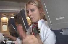 stewardess handjob flight attendant porno