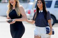 kardashian kourtney khloe butt hamptons style butts khloé lunch kardashians while taking enjoy together mom eonline times too splash summer
