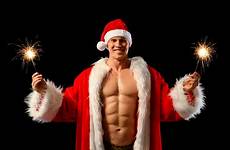christmas men santa male hot fabulous five tree under most sexy claus beaverhausen leave year gay man happy
