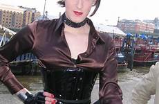 lenoir victoria corset blouse brown satin boots blouses