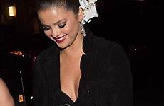 rihanna nip slip club their celebrity dress party amongst guests host inside making down way after gala