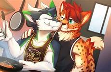 furry cooking anthro anime together gay cute couple board comments choose twimg pbs
