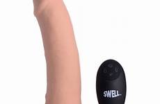 inflatable vibrating dildo rechargeable swell vanilla 7x dildos suction insertable