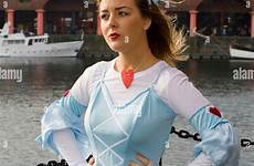 wonderland dressed albert alice dock alamy costume woman young