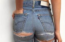 ripped butt jeans slit sexy girls now among popular girl women funnymadworld long