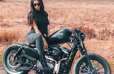 women motorcycle riders female motorcycles riding triumph girl biker girls harley back hot saved instagram
