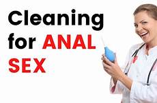 anal sex before cleaning