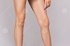 legs slim long women beautiful gray town background