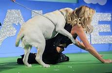 large amanda dog holden her playful jumps falls floor awards hero animal
