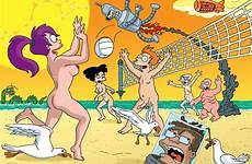 naked futurama volleyball amy leela wong fry bender zoidberg xxx beach rule file robot rule34 edit wiki philip female deletion