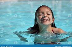 girl swimming young pretty pool hot dreamstime stock photography